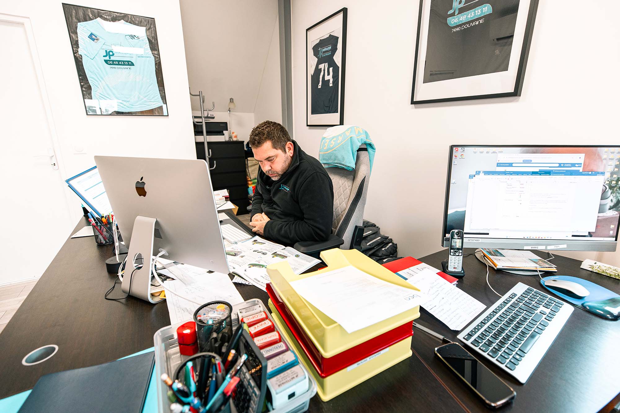 Julien Panchout dirigeant de l'entreprise JP Nettoyage